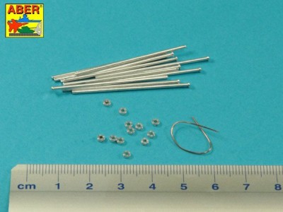 Zestaw sworzni do gąsienic zapasowych czołgu Panther x12 szt. - 2