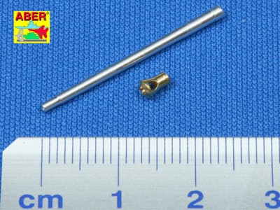 British 75mm ROQF MkV barrel fit to: Cromwell Mk.IV, V, VII, Churchil Mk. Vi, VII, Valentine Mk. XI, AEC Mk. III, Staghound Mk. III - 2