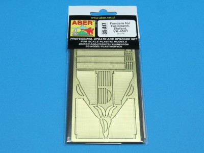 Błotniki do dział pancernych Ferdinand / Elefant oraz czołgu VK-4501 - 3
