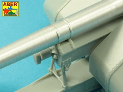 Barrel with muzzle brake for German Krupp 12,8cm PAK 44 Anti-Tank Gun (Great Wall) - 8