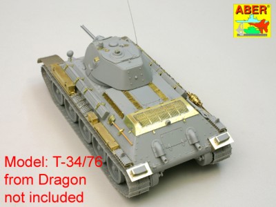 Grille cover for russian tank T-34/76 model 1940 - 6