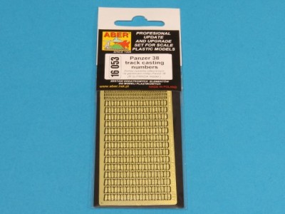 Panzer 38 track link casting numbers - 8