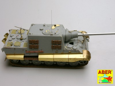 German 128mm Pak 44 (80) L/55 gun barrel for Sd.Kfz.186 Jagdtiger - 6