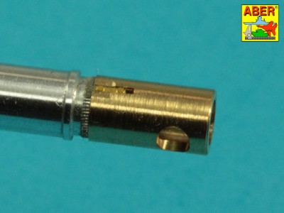 90 mm M-36 tank barrel  cyrindrical Muzzle Brake with mantlet cover for U.S. M47 Patton - 11