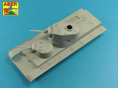Main Armament for Soviet Heavy Tank SMK  1x76,2mm L-11,  1x45mm M1932,  AFV - Scale 1/48 - 4