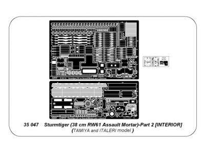 Sturmtiger (38 cm RW61 Assault Mortar) - part 2 [interior] - 4