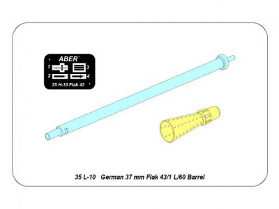 Lufa 37mm L/60 do niemieckiego działka Flak 43 - 11
