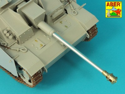 Późny hamulec wylotowy używany do następujących luf w: -PzKpfw. IV, Ausf. H: -StuG. III, Ausf.G-Late; PaK 40 Middle - 12