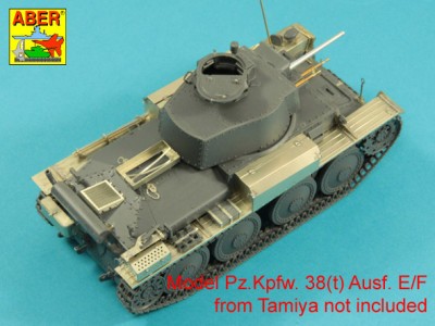 Storage boxes and additional equipment for german tank Pz.Kpfw. 38 (t) - 18