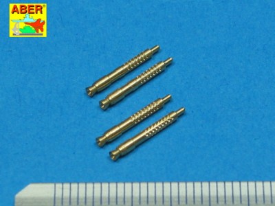 Set of 4 barrel tips for German 13 mm MG 131 aircraft machine gun - 2