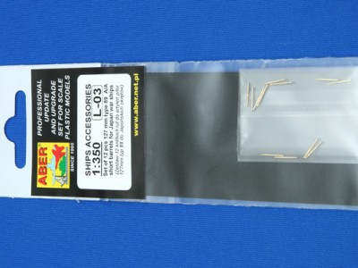 Set of 12 pcs 127mm type 89 A/A short barrels for Japan ships - 4