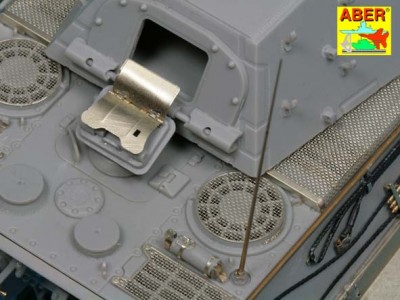 Grilles for german tank Sd.Kfz. 182 King Tiger (Porsche Turret) - 6