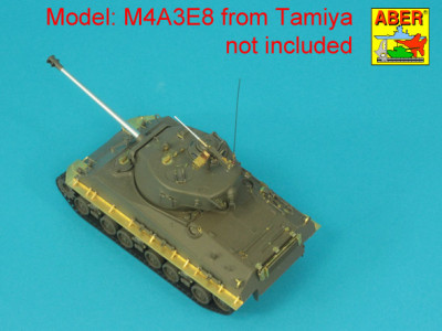Only barrel: 76 mm  without muzzle brake for Sherman M4A3E8 - 6