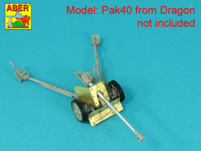 Barrel for German 75mm PaK 40 gun without muzzle brake - 12