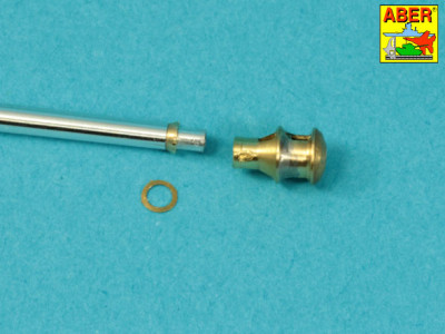 German StuK.40 L/48 7,5 cm Barrel with final model muzzle brake for StuG. III Ausf.G final - 9