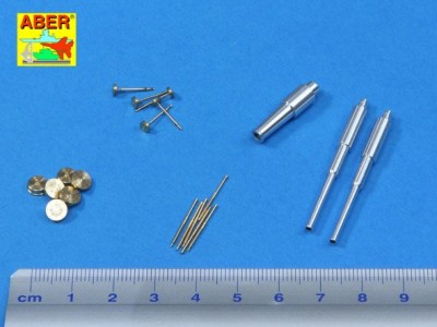 Zestaw luf do czołgu T-35 1938/1939 - 1 x KT-28 (76,2 mm), 2 x 20 K (45 mm), 6 x Machine Gun DT (7,62 mm) - 2