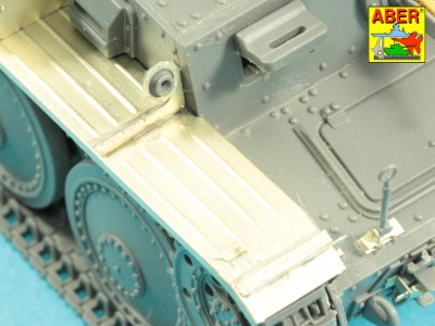 German light tank Pz.Kpfw. 38(t) Ausf. E/F/G - vol. 2 - additional set - fenders - 8