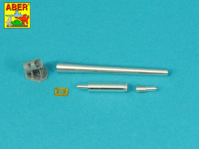 90 mm M-36 tank barrel with T-Shaped Muzzel Brake for without mantlet cover for U.S. M47 or M48A3 Patton tanks - 1