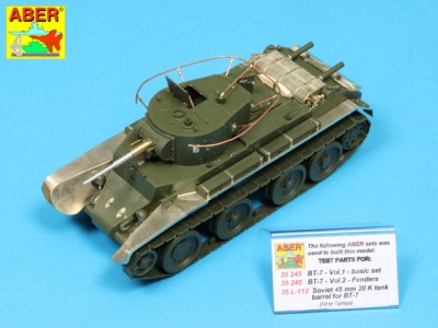 Radziecki czołg lekki BT-7 - versja z 1935 -cz. 1 - zestaw podstawowy - 4