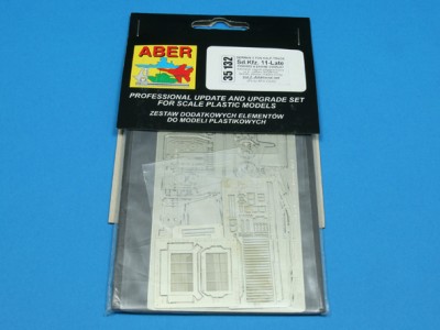 German 3 ton Half-track Sd.Kfz.11 - late version - vol.2 - additional set - fenders and engine overlay - 3