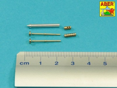Armament for French Light Armoured Car AML-60-7, barrel for 7,62mm Macxhine guns x 2 pcs.  90mm mortar - 2