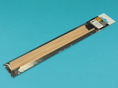 Pręty drewniane Ø 5 mm długość 245mm x 6 szt. - 4