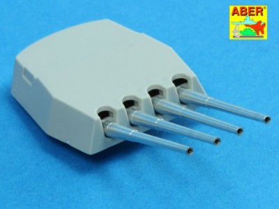 Set of barrels for Royal Navy Battleships King George V, Prince of Wales 356 mm x 10, 133 mm x 16 - 5