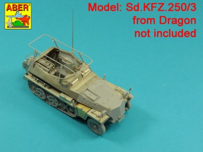 Półgąsienicowy transporter opancerzony Sd.Kfz.250/3 ''Greif'' - cz 1. - zestaw podstawowy - 4
