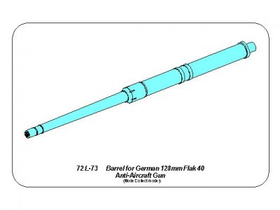 Lufa 128mm do niemieckiego działa przeciw lotniczxego Flak 40 - 19