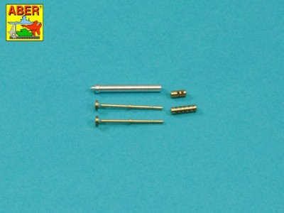 Armament for French Light Armoured Car AML-60-7, barrel for 7,62mm Macxhine guns x 2 pcs.  90mm mortar - 1