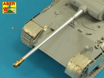 7,5 cm  barrel  with muzzle brake for Panther Ausf.A/D - 4