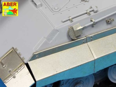 Niemiecki standardowy czołg E-75/50 – cz. 2 – zestaw dodatkowy - błotniki - 6