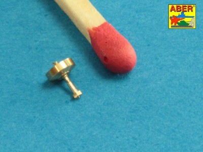 Turned imitation of Hexagonal bolts 0,85 x 1,30 mm x 30 pcs. - 2