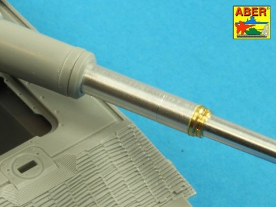 Barrel for German 8,8cm Kw.K 43 (L/71) gun used on Tiger B Porsche turret-late for TAKOM model - 5