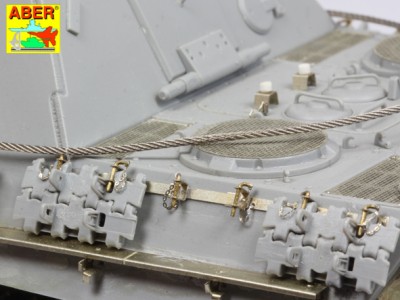 Grilles for german tank destroyer Jagdpanther Ausf.G1 early - 6