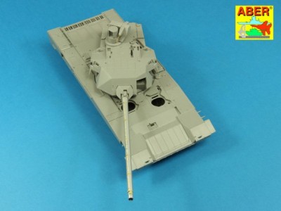 Armament for Russian Main Battle Tank T-14 ARMATA barrel for 125 mm 2A82-1M cannon  barrel for 12,7 mm Kord AA MG - 18