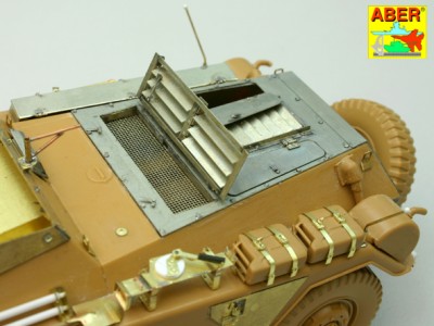 Engine upper deck for heavy armoured Car Sd. Kfz. 234 - 13