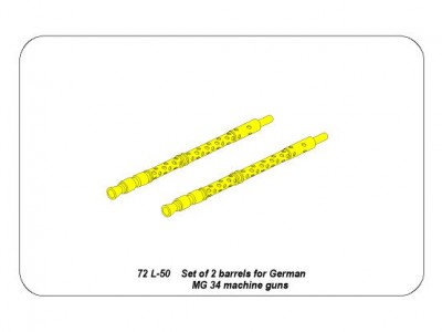 Zestaw 2 luf do niemieckich karabinów maszynowych MG34 - 6