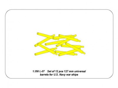 Set of 12 pcs 127 mm universale barrels for U.S. Navy ships - 8