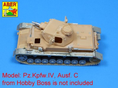 German medium tank Pz.Kpfw. IV, Ausf.B/C - vol. 2 - additional set - fenders - 5