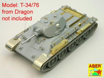 Grille cover for russian tank T-34/76 model 1940 - 4