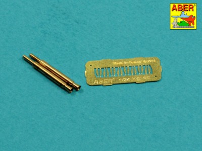 Zestaw 2 toczonych Luf do niemieckich karabinów maszynowych 20mm typu Oerlikon MG FF - 1