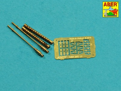 Zestaw 2 toczonych Luf do niemieckich karabinów maszynowych MG17 - 1