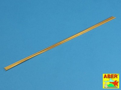 Brass Tubes Ø1,50x0,20 mm length 245 mm x 4 pcs. - 1