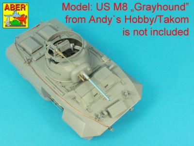 Gun barrel for 37mm M6 gun used on US Armoured Car M8 "Greyhound" - 4