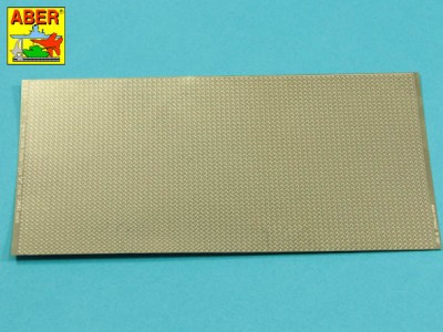 Engrave plate (140 x 77 mm) - modern type  1x1 strips, 1:24/25 scale - 2