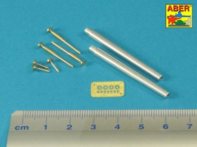 Barrels for British WWI Tank Mk.I Male – 6 pdr.  gun x 2 pcs.  8mm Hotchkiss m.1909 x 3 pcs. - 2