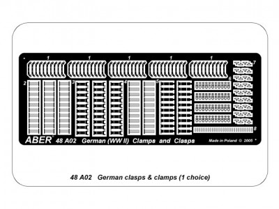 Niemieckie klamry i zatrzaski do narzędzi (1 wybór) - 4