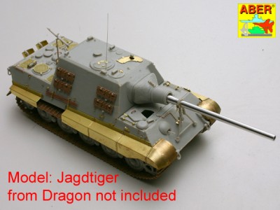 German 128mm Pak 44 (80) L/55 gun barrel for Sd.Kfz.186 Jagdtiger - 5