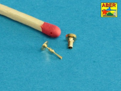 Set of gun barrel tips for MG 08 x3 pcs. And barrel tips for MG 08/15 x 3 pcs. - 3
